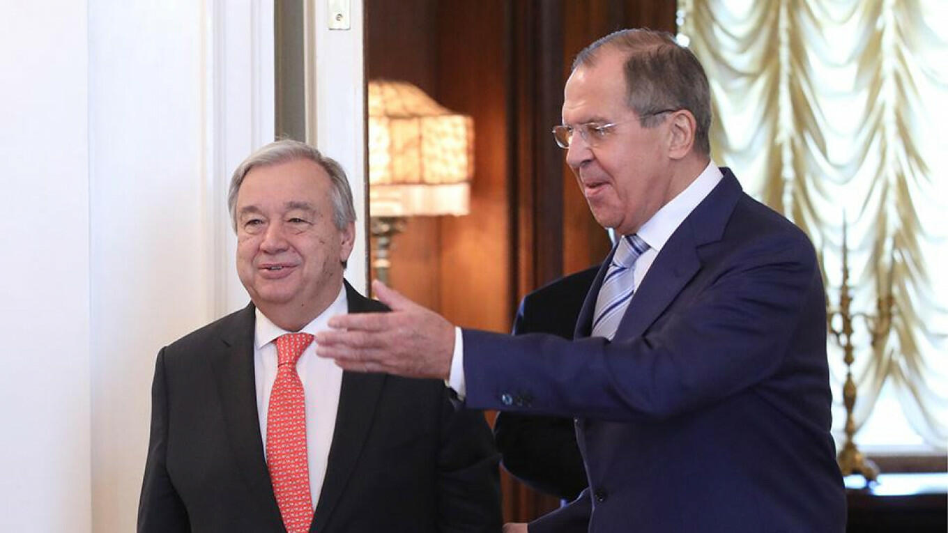 Lavrov BMT-nin baş katibi ilə Qarabağı müzakirə etdi