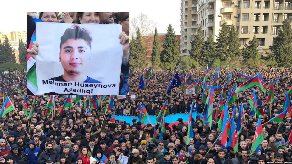 Mitinq: Minlərlə insan "Mehmana azadlıq!" tələb etdi [Foto-video]