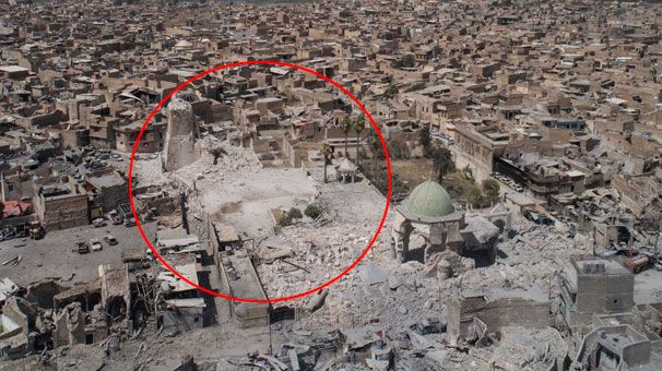 İŞİD liderinin "xilafət"i elan etdiyi məscid azad olunub