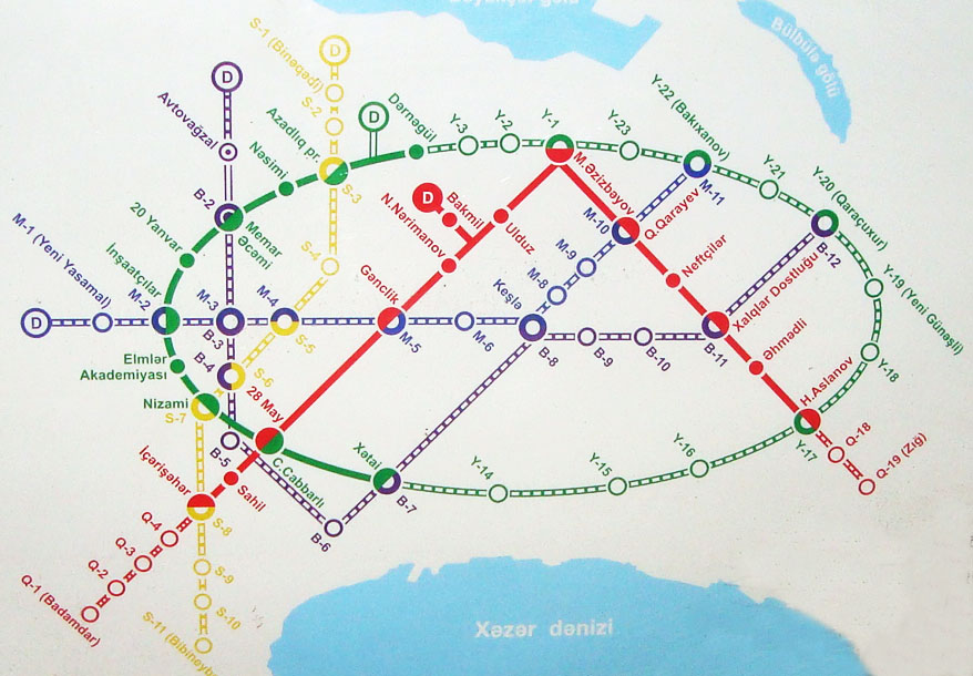 Bakıda 3 yeni metro stansiyası tikiləcək