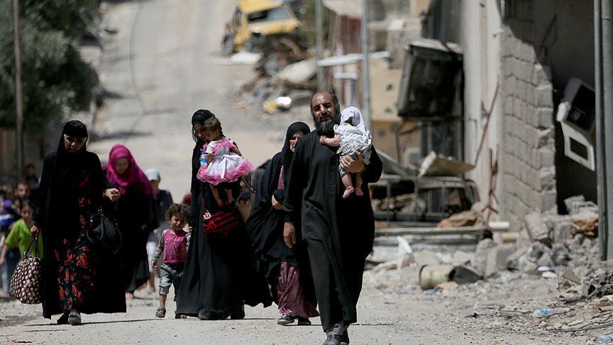 Mosuldan qaçış davam edir