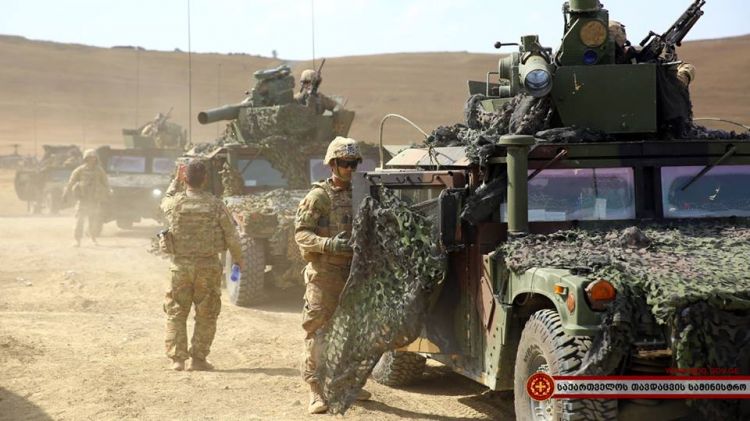 Gürcüstanda NATO-nun hərbi təlimləri davam edir