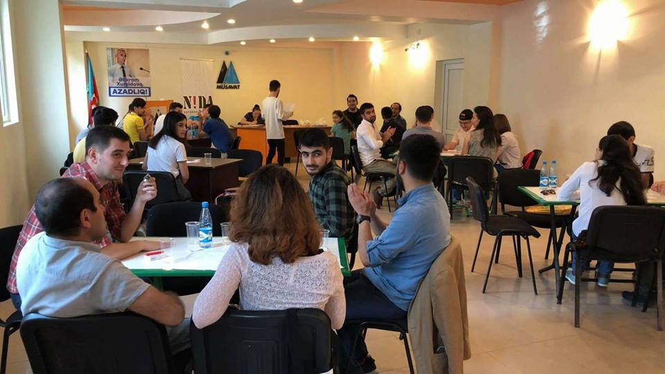 NİDA  “Azərbaycan Cümhuriyyəti - 100” adlı intellektual yarış keçirib [foto]