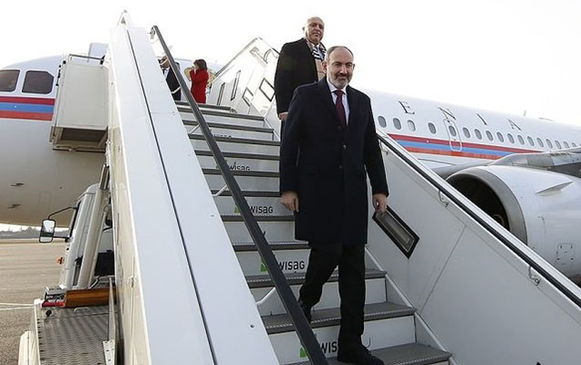 Paşinyanın təyyarəsi qanunsuz olaraq Rusiyadan hərbi yük daşıyıb