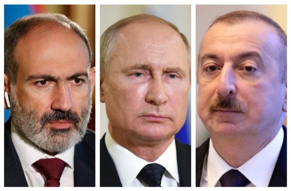 Putin-Əliyev-Paşinyan birgə bəyanatının mətni: 'Rus sülhməramlıları Dağlıq Qarabağa gəlir'