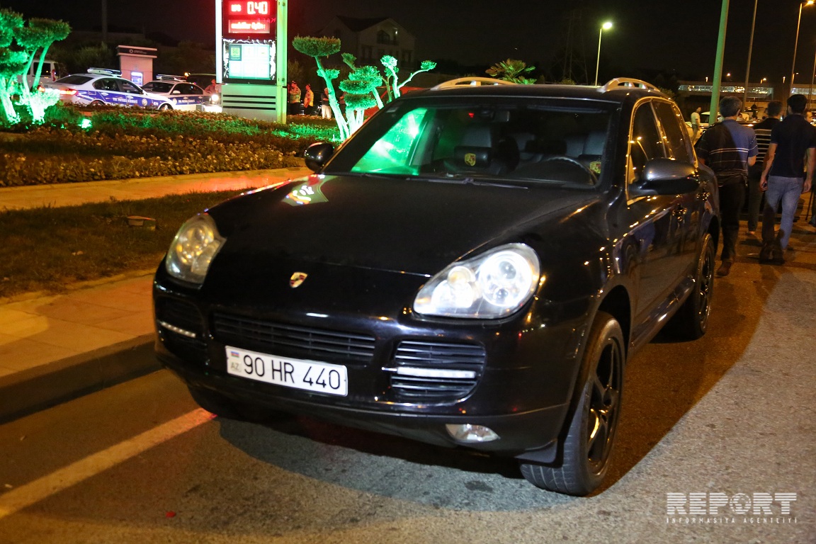 "Porsche" ilə piyadanın üstündən keçən polis rəisinin oğlu çıxdı