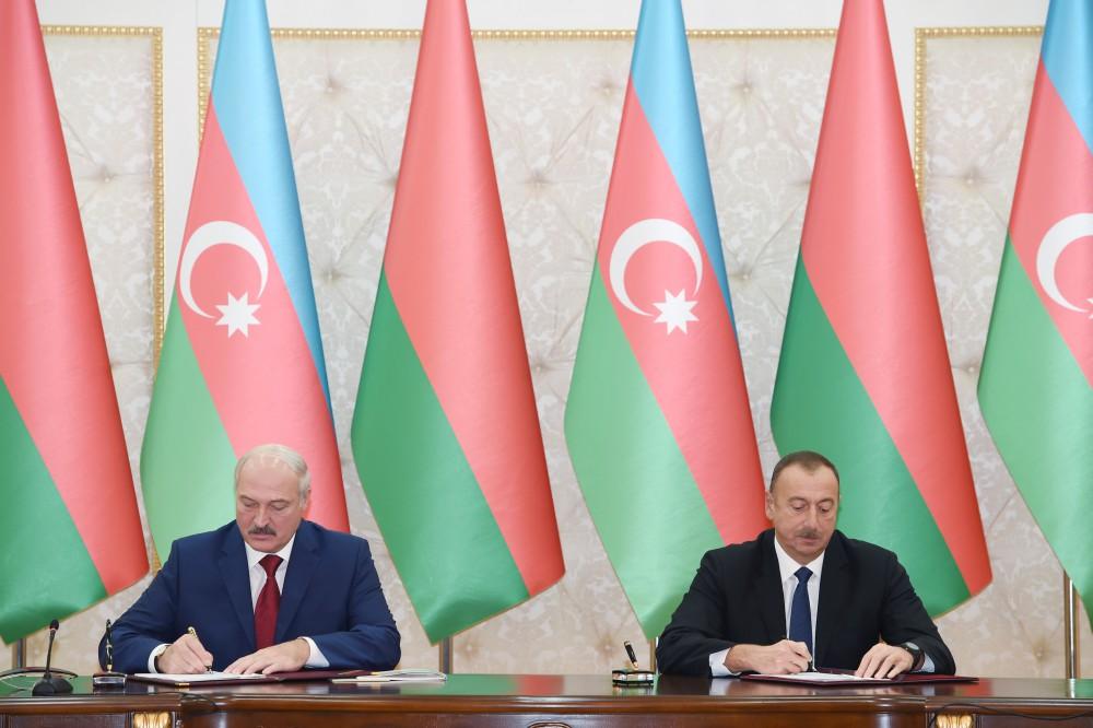 Azərbaycan və Belarus arasında əməkdaşlığa dair bir sıra sənədlər imzalanıb