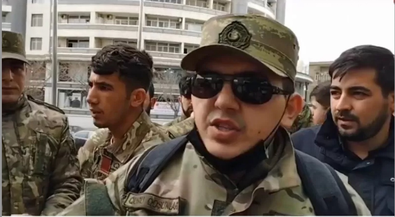 Müharibə iştirakçıları növbəti dəfə etiraz aksiyası keçiriblər