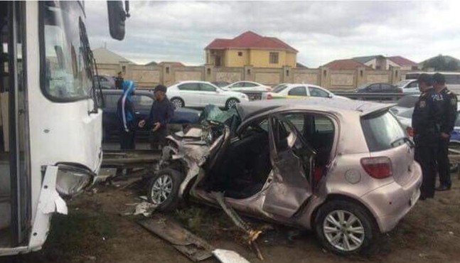 160 saylı avtobus yenə qəza törətdi