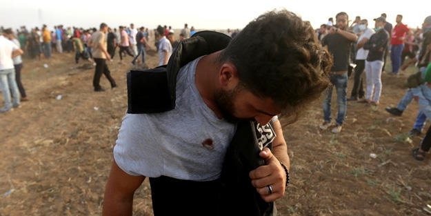 Qəzzada İsrail qoşunları ilə toqquşmalarda 1 fələstinli ölüb, 94 nəfər yaralanıb