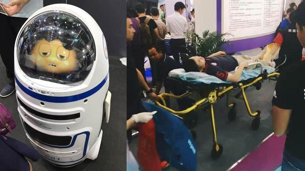 Dünyada ilk dəfə Çində robot insana zərər yetirdi
