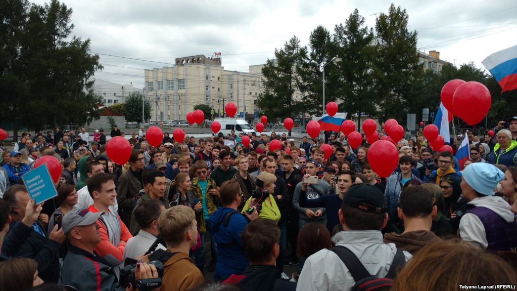 Rusiyanı etirazlar bürüyüb