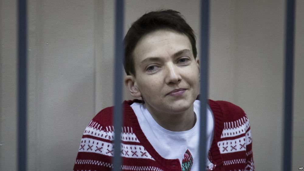 Nadejda Savchenko həbs olunub