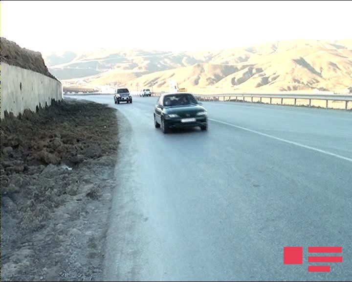 Bakı-Şamaxı yolunda yeni sürüşmə zonası əmələ gəlib