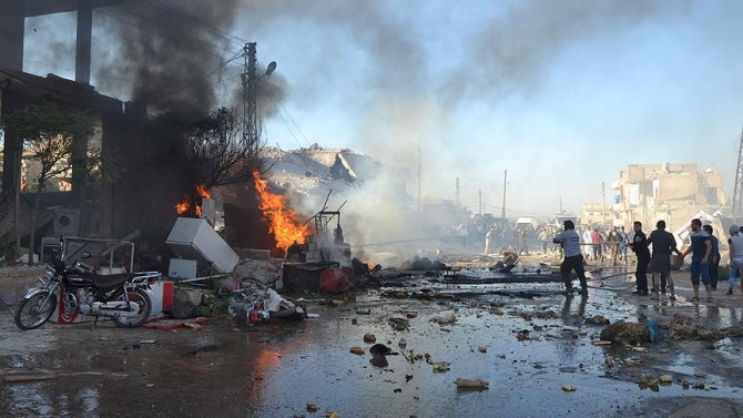 Dəməşqdə hökumət qüvvələri və üsyançılar arasında toqquşmalar baş verib