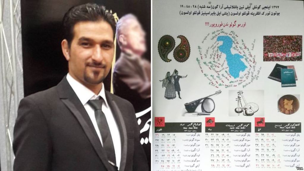 Türkcə təqvim nəşr edən fəal 5 gündür Tehranda həbsdədir