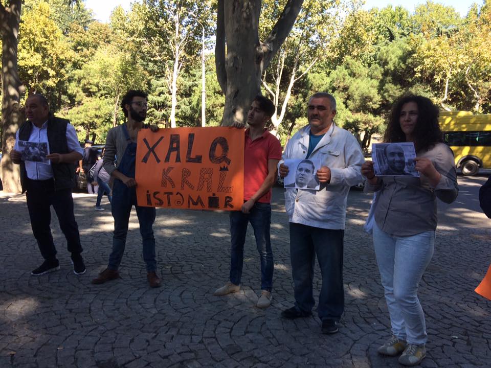 Tiflisdə "Referenduma yox" aksiyası keçirilib - fotolar