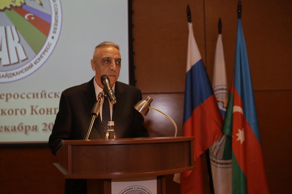 Ümumrusiya Azərbaycan Konqresinin yeni prezidenti seçilib