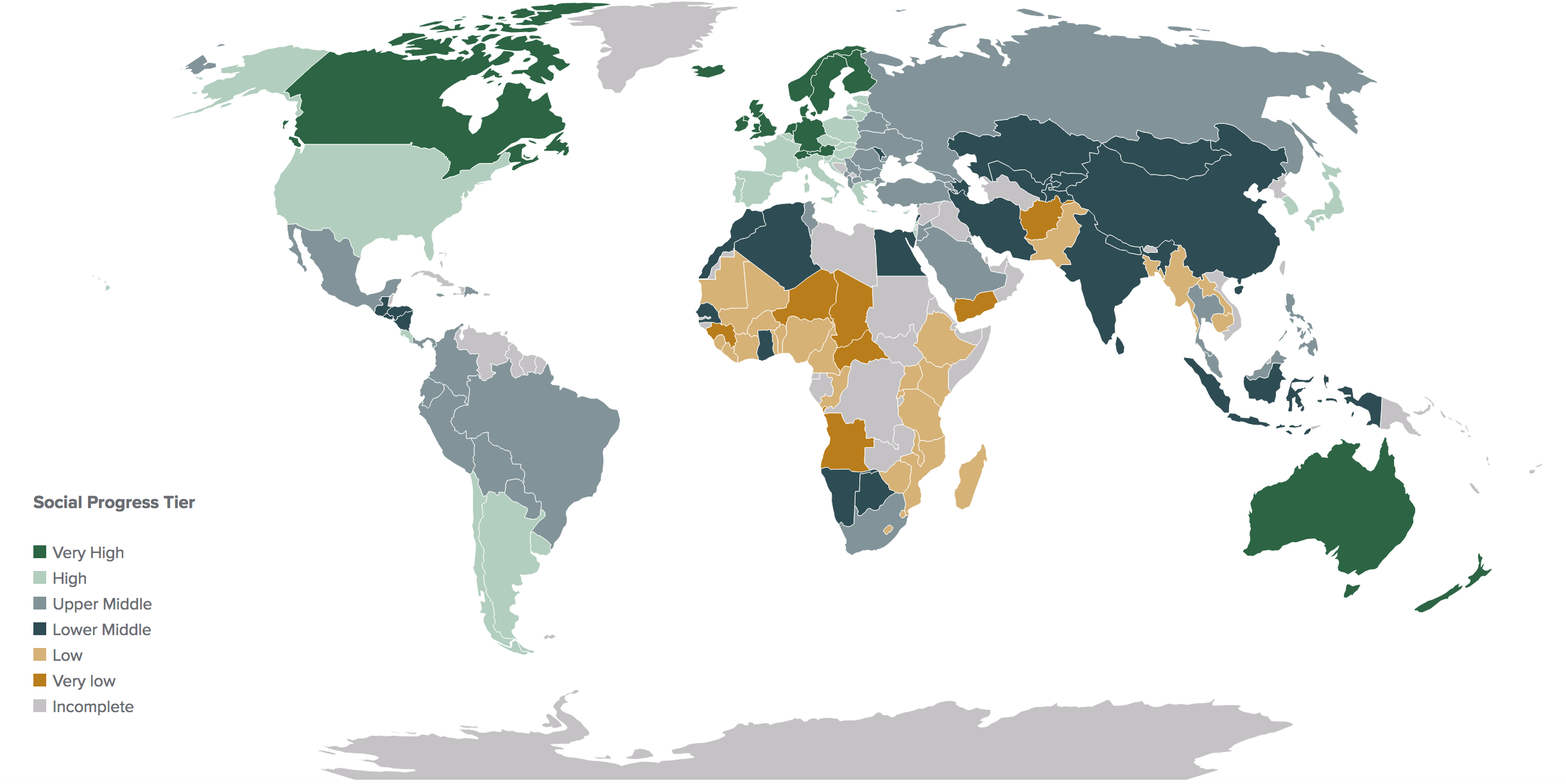 Sosial cəhətdən ölkələrin reytinqi: Azərbaycan yenə regionda sonuncudur