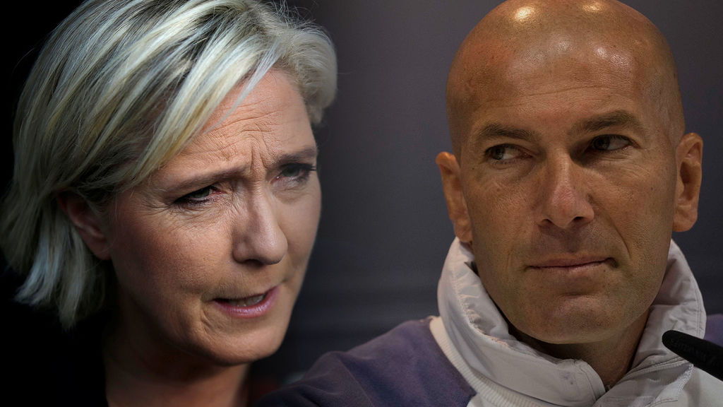 Le Pen-dən Zidane-a cavab: "Sərvətini qorumaq üçün Macrona-a səs verməlidir"