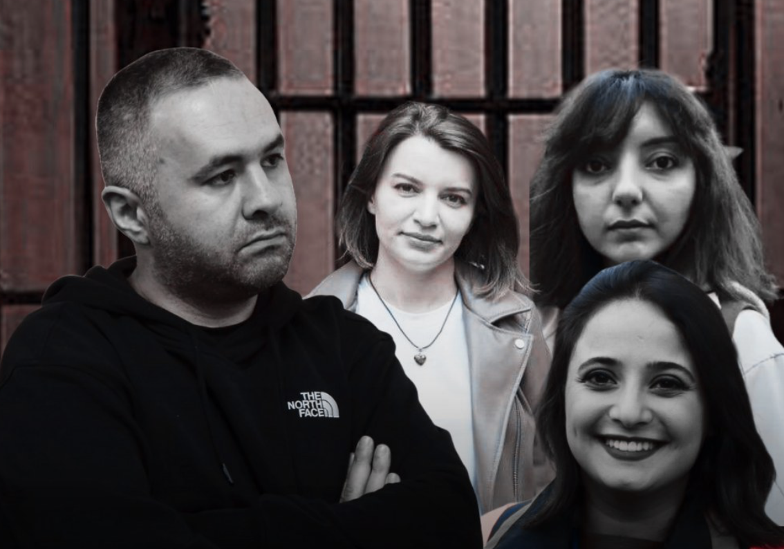 "Abzas Media"nın qadın jurnalistləri Ülvi Həsənlinin Bakı İstintaq Təcridxanasına qaytarılmasını tələb edir