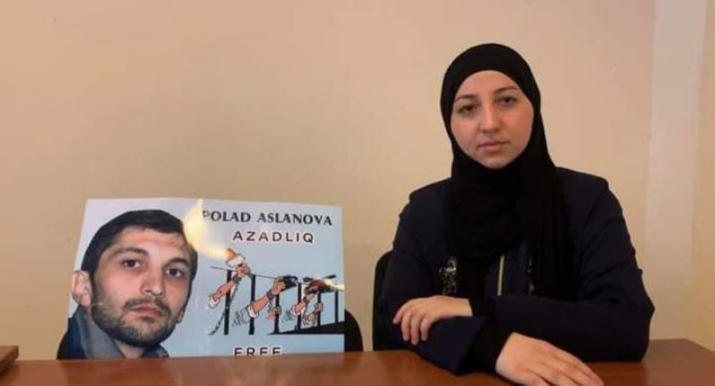 Polad Aslanov 14 gündür aclıq aksiyasındadır – xanımı həbsxanadakı təzyiqlərdən danışır