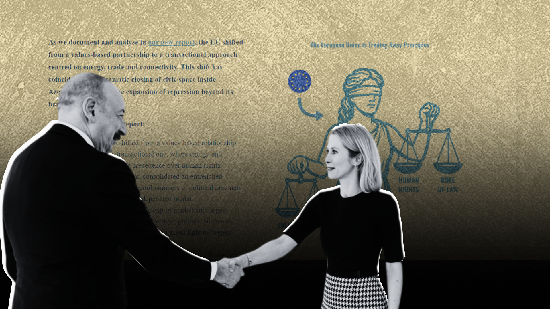 Hesabat: Aİ Azərbaycanla münasibətlərdə insan hüquqlarını enerji maraqlarına qurban verir