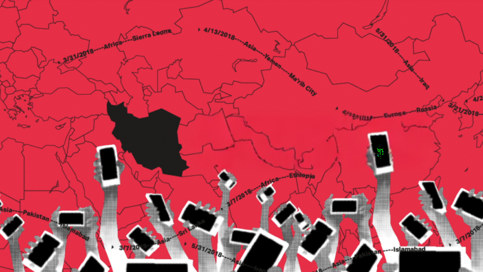 Uzunmüddətli internet kəsintisi İranda iqtisadi böhranı dərinləşdirir