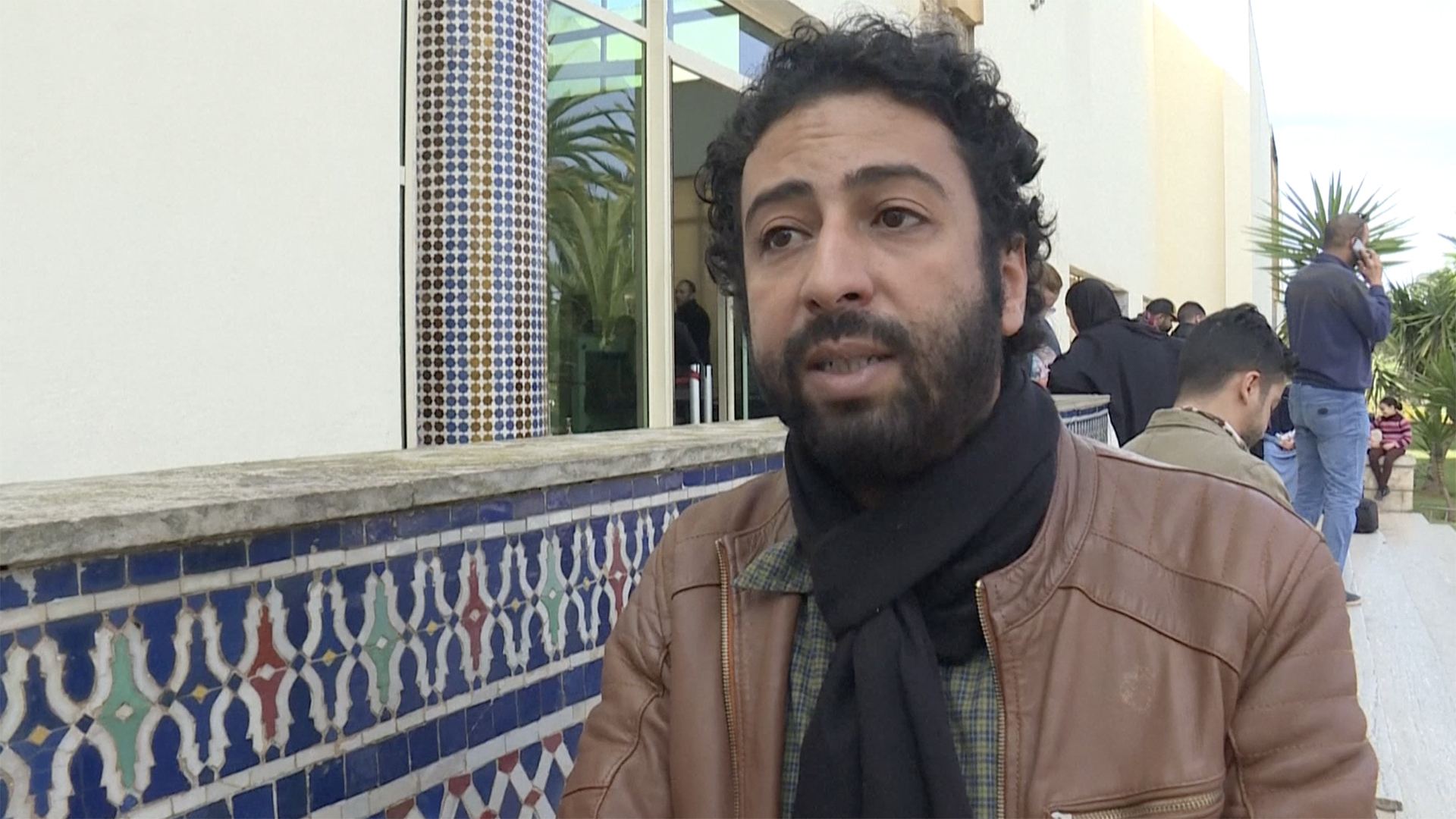 Ömər Radi, jurnalist. Foto: Hicham Rafih/AFPTV/AFP