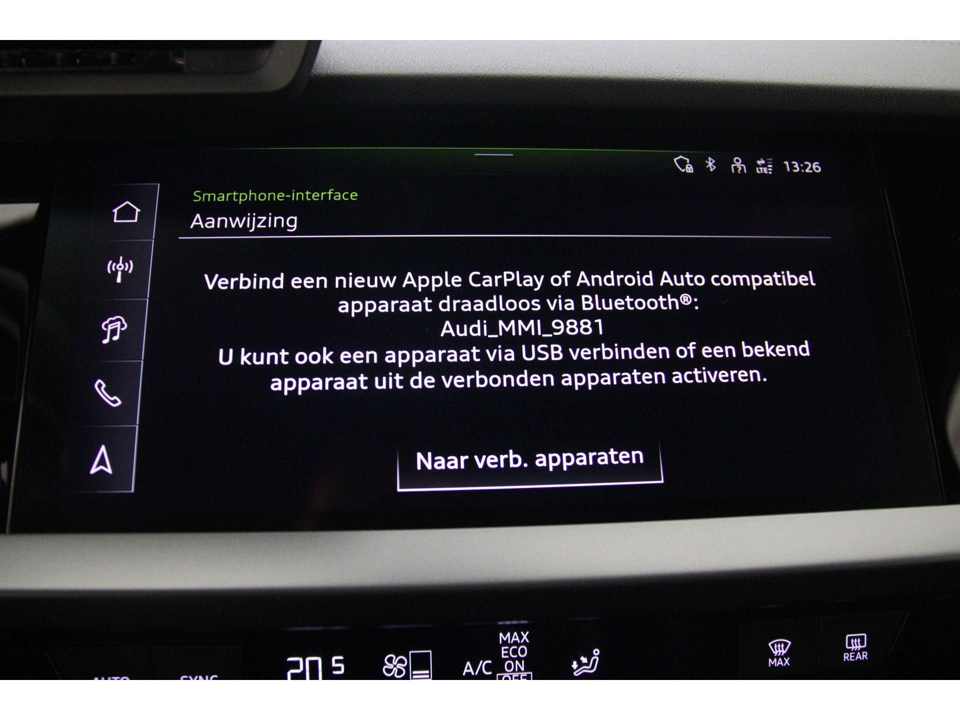 Audi appstore en smartphone Interface