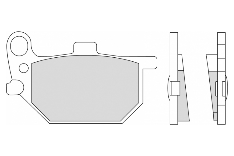 FDB184P BRAKE PADS ORGANIC