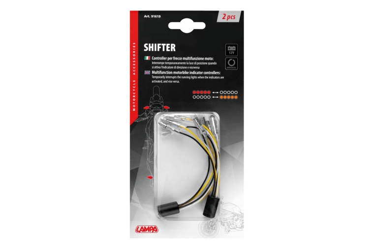 SHIFTER, MULTIFUNCTION MOTORBIKE INDICATOR