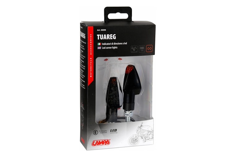 TUAREG, LED CORNER LIGHTS - 12V LED - BLACK