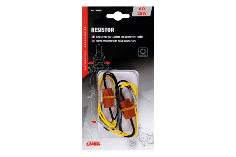 WIRED RESISTORS QUICK CONNECTORS