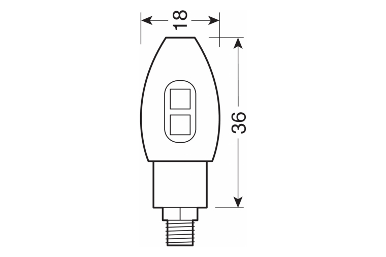 VOLT, LED CORNER LIGHTS - SILVER