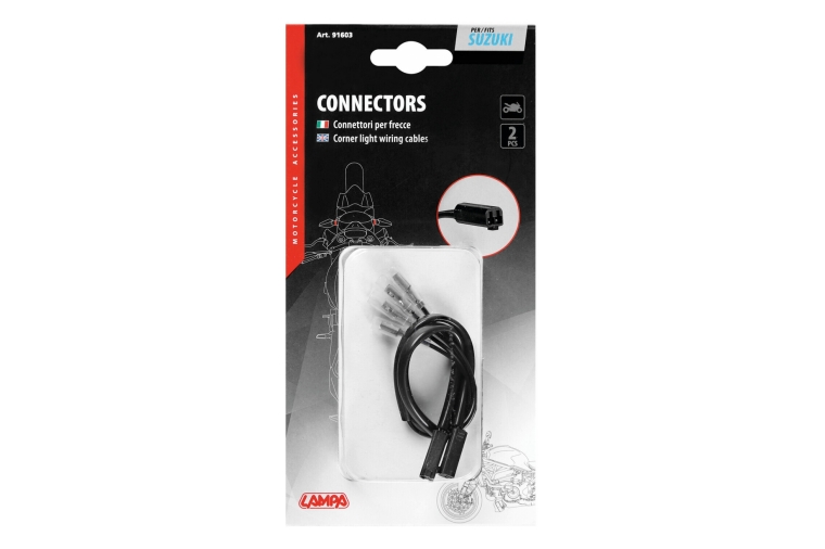 CORNER LIGHTS WIRING CABLES, 2 PCS - SUZUKI