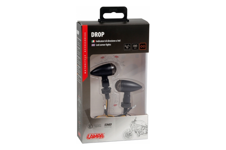 DROP, LED CORNER LIGHTS - BLACK