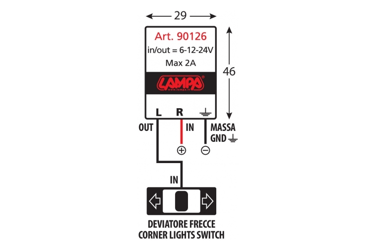 ELECTRONIC FLASHER DEVICE LED INDICATORS