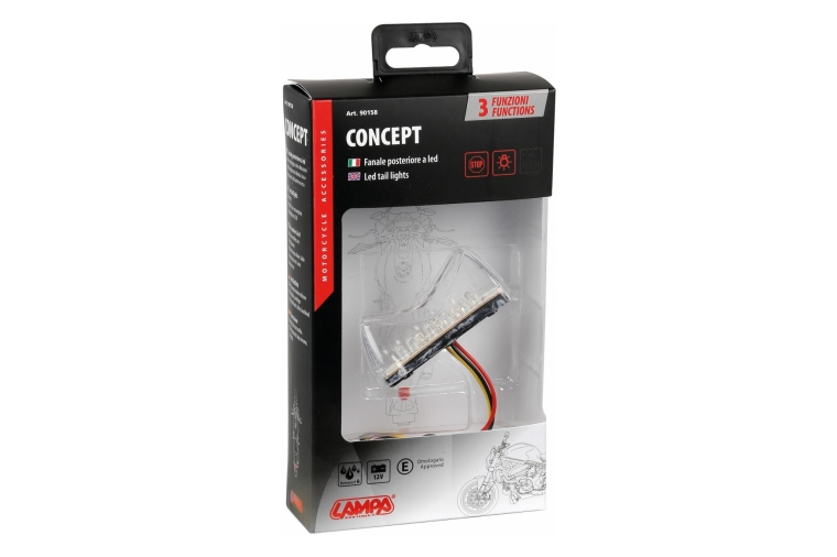 CONCEPT, LED TAIL LIGHT, 12V