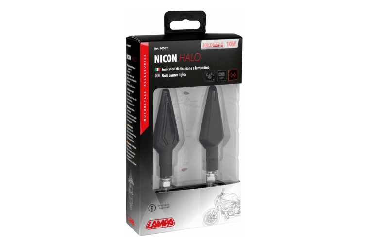 NICON HALO, BULBS CORNER LIGHTS -10W-BLACK