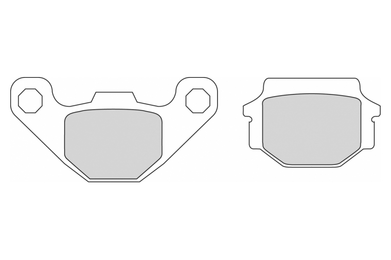 FDB731P BRAKE PADS ORGANIC