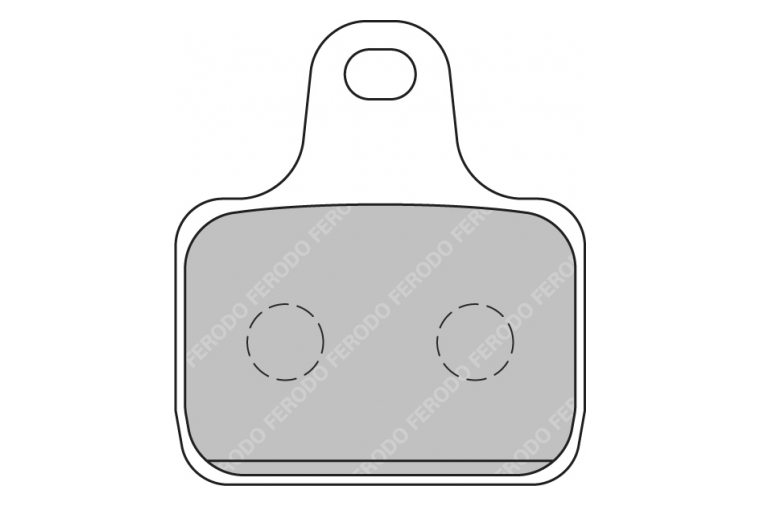 FDB2167 CP1 BRAKE PADS ORGANIC RACING