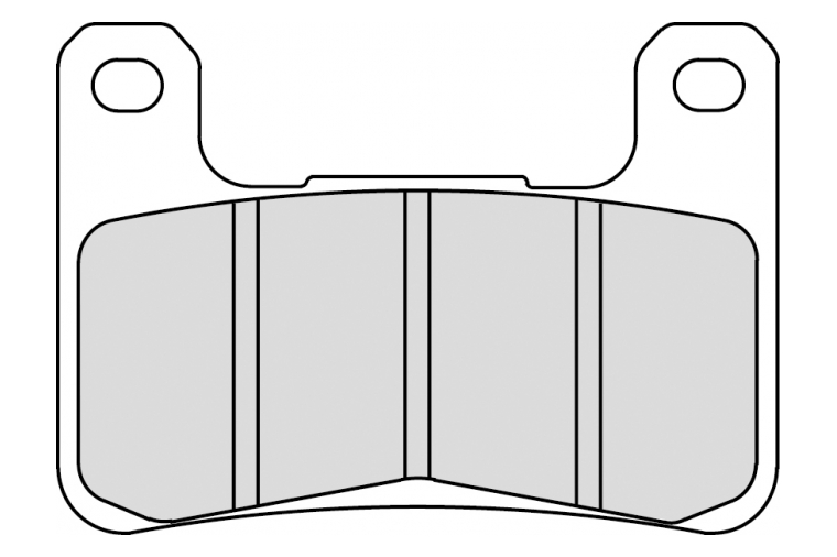 FDB2204 ZRAC BRAKE PADS SINTER RACING