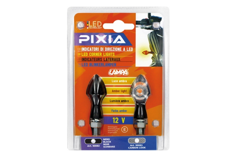 PIXIA, LED CORNER LIGHTS - 12V LED - BLACK