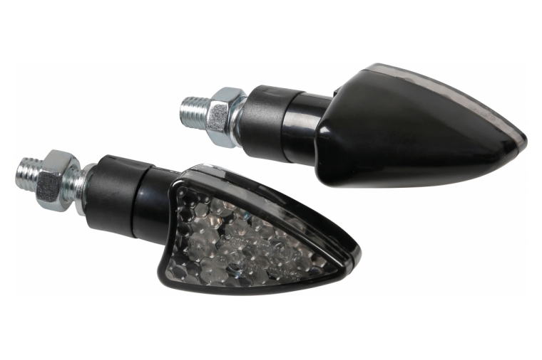 ARROW-2, LED CORNER LIGHTS - 12V LED - BLACK