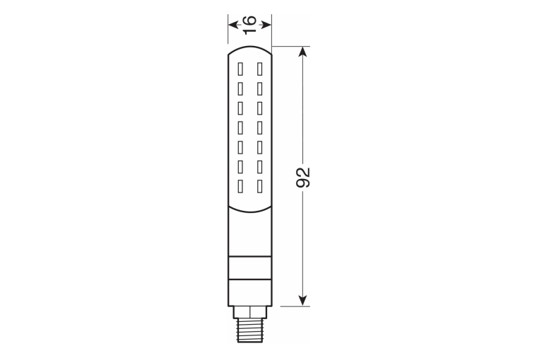 LINE SQ FRONT, SEQUENTIARY LED CORNER LIGHTS