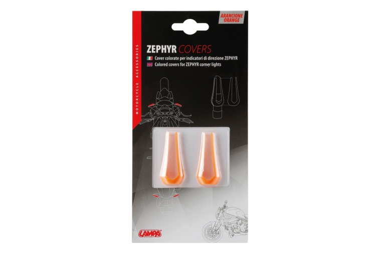COLOR COVERS ZEPHYR CORNER LIGHTS,2 P-AMBER