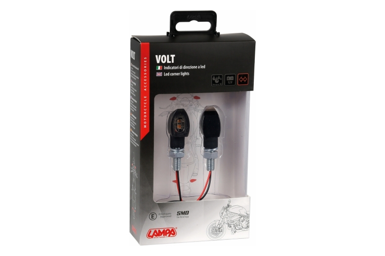 VOLT, LED CORNER LIGHTS - BLACK