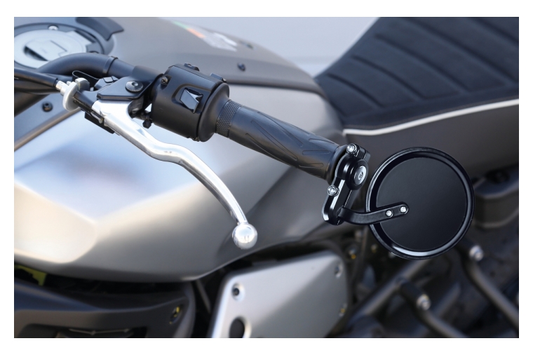 DERNIER, PAIR OF REARVIEW MIRRORS - BLACK