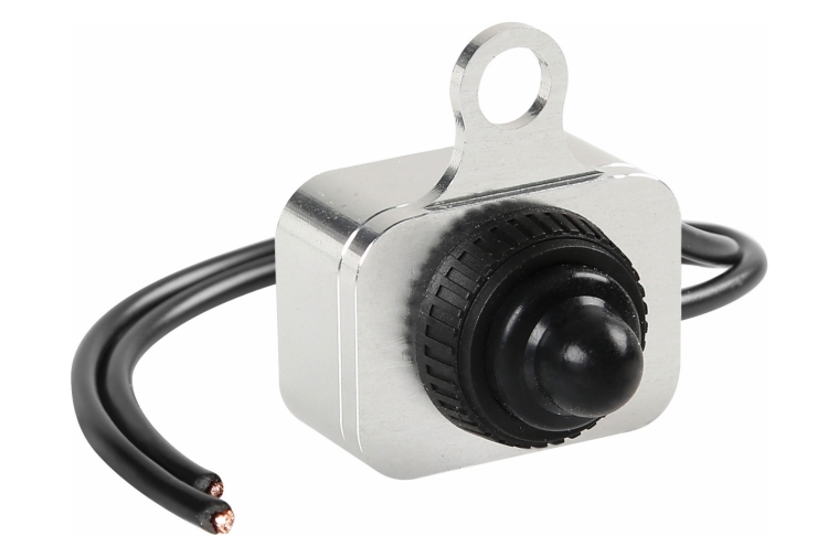 ON & OFF, WATERPROOF SWITCH, 12V - ALUMINIUM